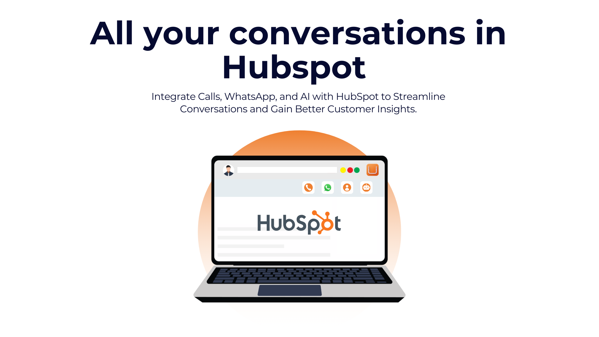 Integrate Calls, WhatsApp, and AI in One Place